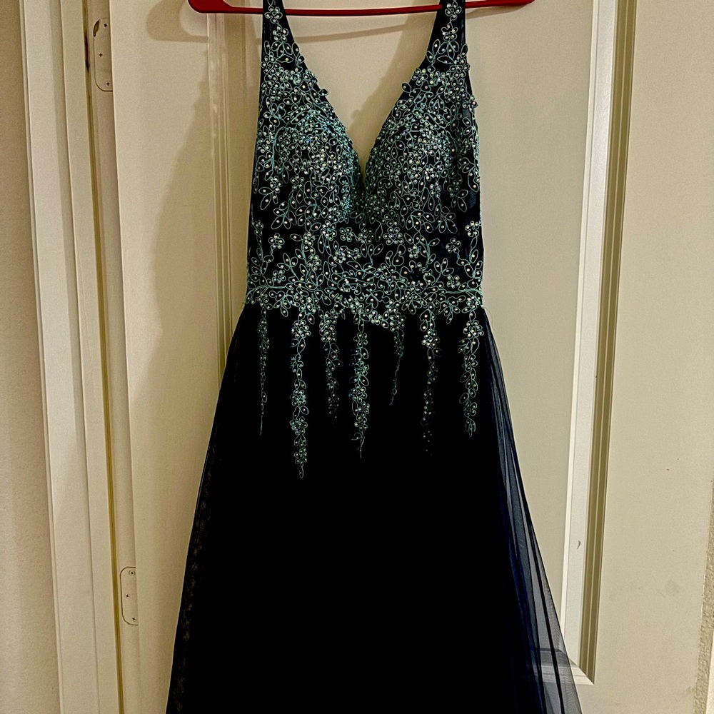 Blue Evening Gown